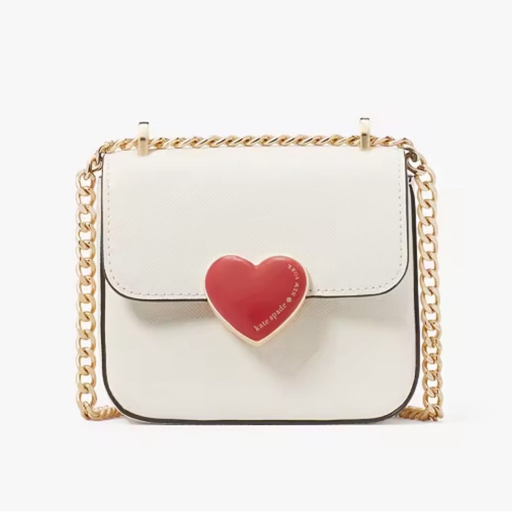 Kate Spade Heart Hardware Micro Flap Crossbody - Picture 1 of 5